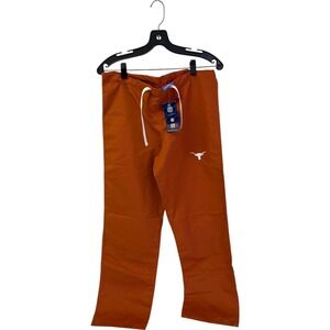 gelScrubs Brown‎ Straight Leg Ankle Pants Womens Size S Texas Longhorns NWT